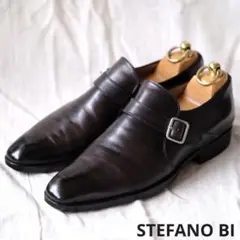 STEFANO BIステファノビ×伊勢丹ブラックパティーヌモンクストラップ5