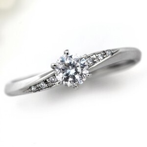 婚約指輪 安い プラチナ ダイヤモンド 0.7カラット 鑑定書付 0.71ct Dカラー VS2クラス 3EXカット GIA