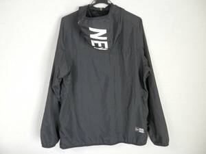 NEW ERA ニューエラ ウインドジャケット XLサイズ 黒 ウインドブレーカー 薄手 スポーツウェア Wind Jacket ナイロンジャケット