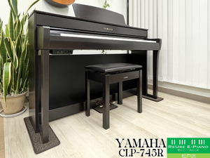 《送料無料エリア拡大！ブラックフライデー》 ヤマハ CLP-745R ローズウッド 中古 2020年製 YAMAHA クラビノーバ 木製鍵盤 松戸店