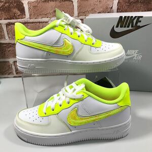 未使用 正規品 24.5cm ジュニアシューズナイキ エア フォース 1 LV8 NIKE J AIR FORCE 1 LV8 スニーカー　ウィメンズ ダンス　