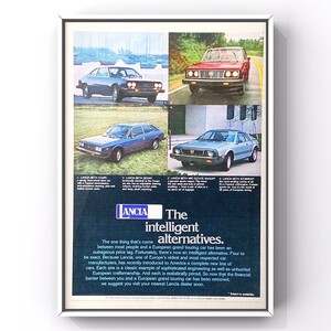 当時物 USA ランチア ベータ 広告 /カタログ ランチアベータ Lancia Beta 旧車 車 マフラー ミニカー パーツ カスタム デルタ イタリア