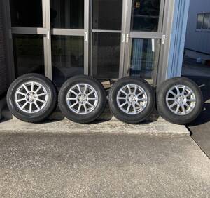 ダンロップ DUNLOP ウィンターマックス 215/70R16 ホイール 16×6.5J デリカなど 引取り 手渡し希望