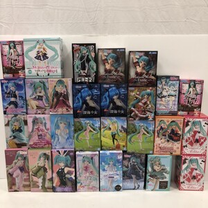 07w18421★1円~ 初音ミク プライズフィギュア 29個セット 深海少女 シュープリーム エトワールなど フィギュア 中古品