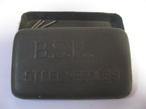 買い出し屋！蓄音機の針缶【B.S.K. STEELNEEDLES】針入り★昭和レトロ★当時物★★