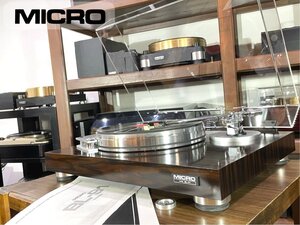 レコードプレーヤー MICRO BL-91 SAEC WE-308 搭載 ゴムベルト/輸送ネジ等付属 当社整備/調整済品 Audio Station