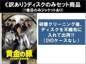 【訳あり】黄金の豚 会計検査庁 特別調査課 全5枚 第1話～第9話 最終 ※ディスクのみ レンタル落ち 全巻セット 中古 DVD ケース無