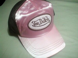 ｒ新品■Vondutch (ボンダッチ）サテンキャップ 薄ピンク