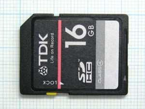 ★ＴＤＫ ＳＤＨＣ メモリーカード １６ＧＢ 中古★送料６３円～