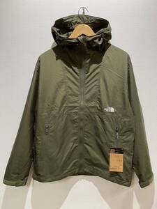 ★ THE NORTH FACE ノースフェイス コンパクトジャケット sizeM グリーンカーキ 新品未使用タグ付 マウンテンパーカー パッカブル