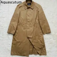 美品✨Aquascutum アクアスキュータム　ステンカラーコート ブラック