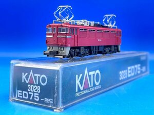 ☆4IK0906　Nゲージ　KATO　カトー　ED75　一般形　品番3028　注意有　#5-1594