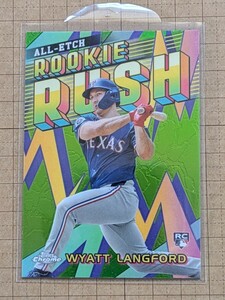 ワイアット・ラングフォード【2024 TOPPS CHROME UPDATES BASEBALL】WYATT LANGFORD CAERU-6 インサート ALL-ETCH ROOKIE RUSH 