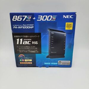 ●PA-WF1200HP●NEC Aterm WI-FI ホームルーター 無線LAN 動作確認済 中古 used パソコン関連シリーズ k-99851