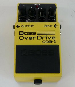 ☆BOSS ボス ベース用エフェクター Bass Over Drive ベース オーバードライブ【ODB-3】used☆