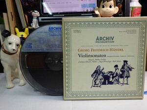 【￥1,000～】Reel-to-reel-tape 7inch｜オープンリール★4TRACK/N.G.★HANDEL・VIOLINSONATEN｜Eduard Muller　ヴァイオリンソナタ全集