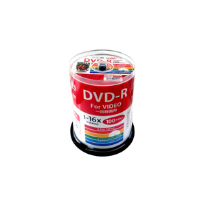 HI DISC　DVD-R 4.7GB 100枚スピンドル CPRM対応 ワイドプリンタブル　HDDR12JCP100 /l