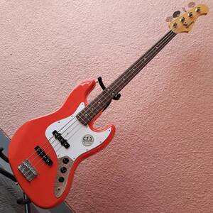 ■HISTORY CFS JB 美品 JAZZ BASS CZ-BJ4 ジャズベース ジャズベ Fiesta Red FUJIGEN FGN フジゲン ヒストリー 富士弦 日本製 JAPAN