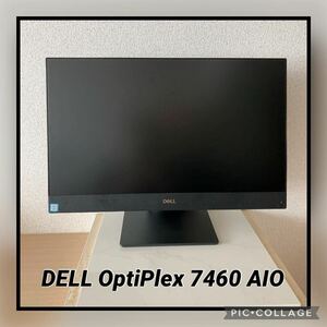 【引き取り歓迎！】【中古品】DELL OptiPlex 7460 AIO 一体型パソコン 23.8型 2019年購入 メモリ4GB Windows10 Pro 