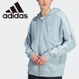 ★アディダス adidas 新品 レディース カジュアル フレンチテリー スウェット パーカー ジャケット XXXLサイズ[IK8391-3XL] 二 零★QWER