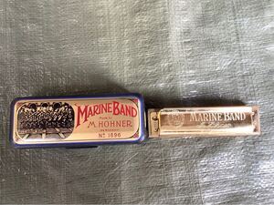 一円スタート!! MARINE BAND M.HOHNER no.1896 ゴールドカラー ホーナー limited Edition 1896-1996 箱付き!! 