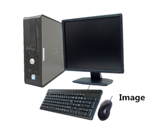 ポイント5倍 中古パソコン Windows XP Pro搭載 17インチ液晶セット DELL Optiplex シリーズ Core i5/4G/新品SSD 960GB/DVD-ROM