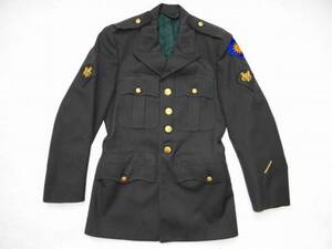 【892】実物　US ARMY　アメリカ陸軍制服　サイズ35S　1976年製