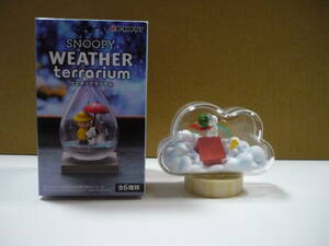 [L管02]フィギュア A Sunny Day After the Rain 雨はいつか上がる 「SNOOPY WEATHER Terrarium」リーメント スヌーピー ミニチュア