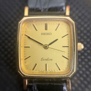 SEIKO セイコー クォーツ 7321-6570 エクセリーヌ ゴールド文字盤 腕時計 時計 不動品 240119 ◎インボイス対応可◎