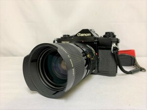 ▽ジャンク　Canon EF フィルムカメラ＋レンズ×3本＋ストロボ その他　セット 一眼レフカメラ 35-70mm/50mm/90mm～230mm▽003838