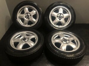 【BS BLIZZAK VRX3 175/65R15】スタッドレス【BMW R56 MINI ミニクーパー 純正ホイール 15インチ 5.5J4HPCD100+45】21年製 バリ溝 (VTL122)