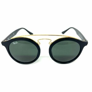 ■ 1円 ～ 正規 中古 参定2.3万■ レイバン Ray Ban ■ ギャツビー ダブルブリッジ サングラス RB4256-F 47□20 ■ ブラック 黒 ラウンド