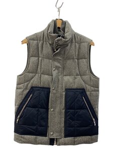 MONCLER GAMME BLEU◆GILET/ダウンベスト/1/ウール/GRY/122-391-43326-80