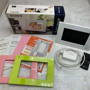 ♭R♭ SONY ソニー デジタルフォトフレーム DPF-E710 中古品 動作確認済み リモコン付き 説明書付き ♭J-240539