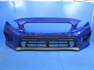 凹みなし WRX STi VAB VAG 後期 純正 フロントバンパー 57704VA050 ブルーメタリック (M087104)