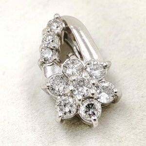 Y9096★Pt900 天然ダイヤモンド 0.50ct ペンダントトップ★2.6g 仕上げ済み