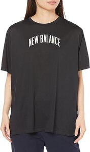 newbalance ニューバランス AWT31194 レディース 半袖 Tシャツ Relentless グラフィック オーバーサイズショートスリーブTシャツ ブラック