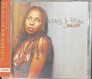 【R&B/HIP HOP】Mary J. Blige - Ballads (日本独自企画盤 バラード集 中古帯付 付属品完備）