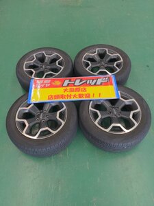 大田原店★中古ホイールタイヤSET4本★スバル純正17インチ7Ｊ★ダンロップEC204 225/55R17★XV/XVハイブリッド/フォレスターなど