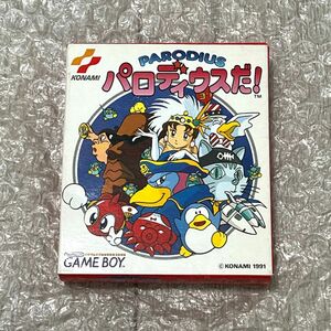 〈準美品・箱説ハガキ付属・動作確認済み〉 GB ゲームボーイ パロディウスだ！ PARODIUS GAMEBOY 初期 初代