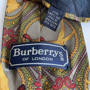 BURBERRY LONDON (バーバリーロンドン) 鳥ホースロゴ丸マルチカラーネクタイ