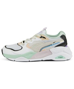 「PUMA」 ローカットスニーカー 23.0cm ホワイト×グレー レディース