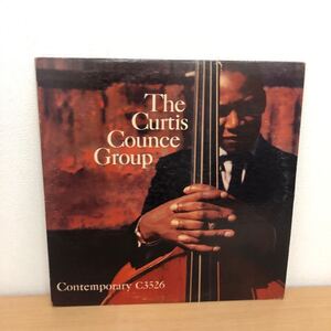 Y0127A カーティス・カウンス Curtis Counce Group LP レコード Contemporary C3526 US盤 米盤 黄ラベル 両面深溝 DG ジャズ JAZZ 