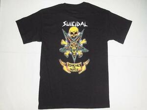 JB即決 SUICIDAL TENDENCIES スーサイダル POSSE ゴート Tシャツ 黒xカラー Mサイズ　新品 DOGTOWN ドッグタウン VENICE SK8