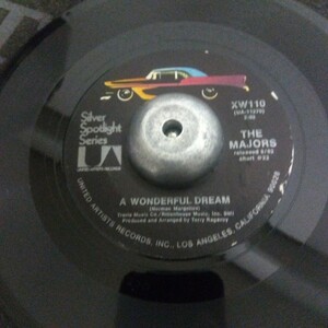 the majors a wonderful dream　62年　 ep 7inch Ｒ&B　ノーザンソウル　ernie k. doe mother in law 61年　オールディーズ　oldie