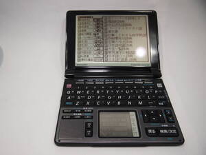 ■電子辞書 SHARP Papyrus PW-AT760 シャープ パピルス ブラック ケース付 良品