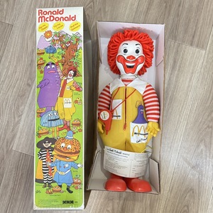 未使用 vintage hasbro Ronald McDonald whistle 1978 大型 人形 当時物 ハズブロ マクドナルド ドール フィギュア