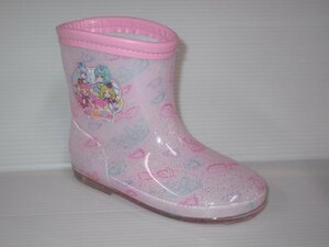 セール！ 16.0cm わんだふる ぷりきゅあ ワンダフル プリキュア 3813 ピンク 長靴 ゴム長 雨靴 通園 子供 キッズ レイン シューズ ブーツ