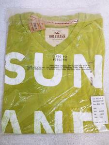 未使用 Hollister ホリスター メンズ Tシャツ オリーブカラー M