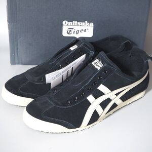 4-SL022【未使用】オニツカタイガー Onitsuka Tiger Mexico66 スリッポン スニーカー ダークネイビー 28.0 正規品 メンズ